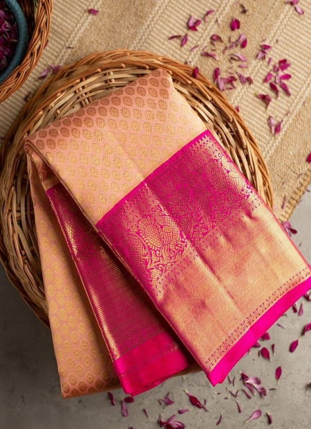 KP 1034 Soft Lichi Silk With Jacquard Work Saree Wholesale Price In Surat